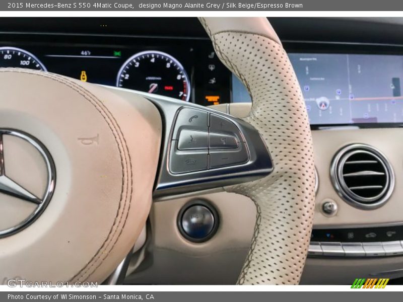designo Magno Alanite Grey / Silk Beige/Espresso Brown 2015 Mercedes-Benz S 550 4Matic Coupe
