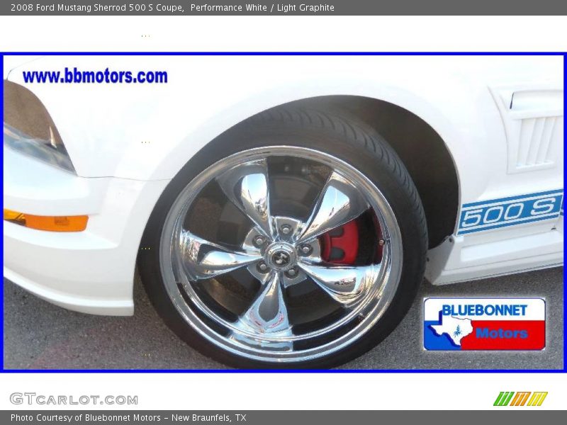 Performance White / Light Graphite 2008 Ford Mustang Sherrod 500 S Coupe