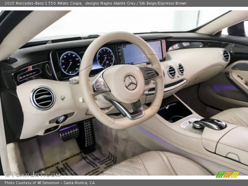 designo Magno Alanite Grey / Silk Beige/Espresso Brown 2015 Mercedes-Benz S 550 4Matic Coupe