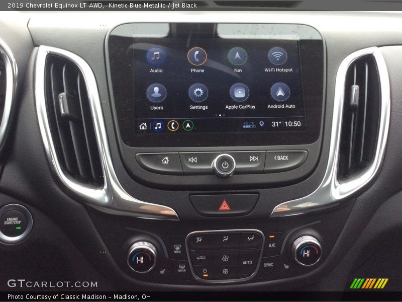 Kinetic Blue Metallic / Jet Black 2019 Chevrolet Equinox LT AWD