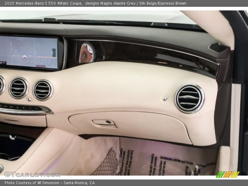 designo Magno Alanite Grey / Silk Beige/Espresso Brown 2015 Mercedes-Benz S 550 4Matic Coupe