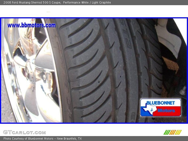 Performance White / Light Graphite 2008 Ford Mustang Sherrod 500 S Coupe