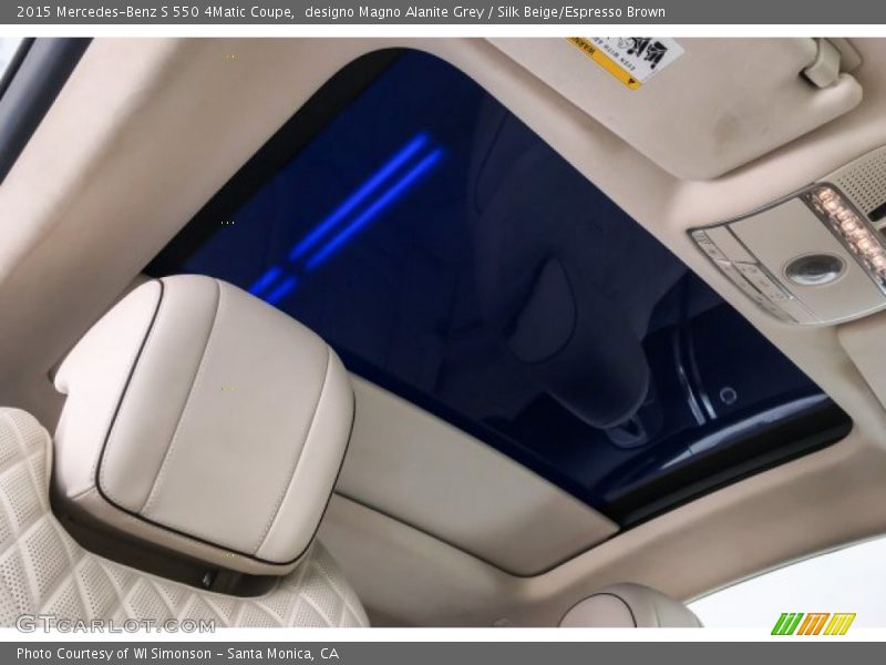 designo Magno Alanite Grey / Silk Beige/Espresso Brown 2015 Mercedes-Benz S 550 4Matic Coupe