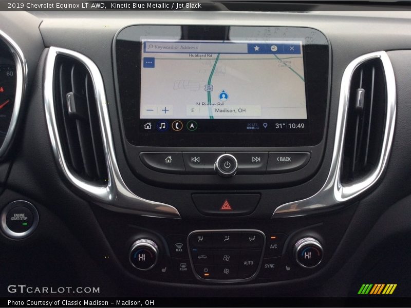 Kinetic Blue Metallic / Jet Black 2019 Chevrolet Equinox LT AWD