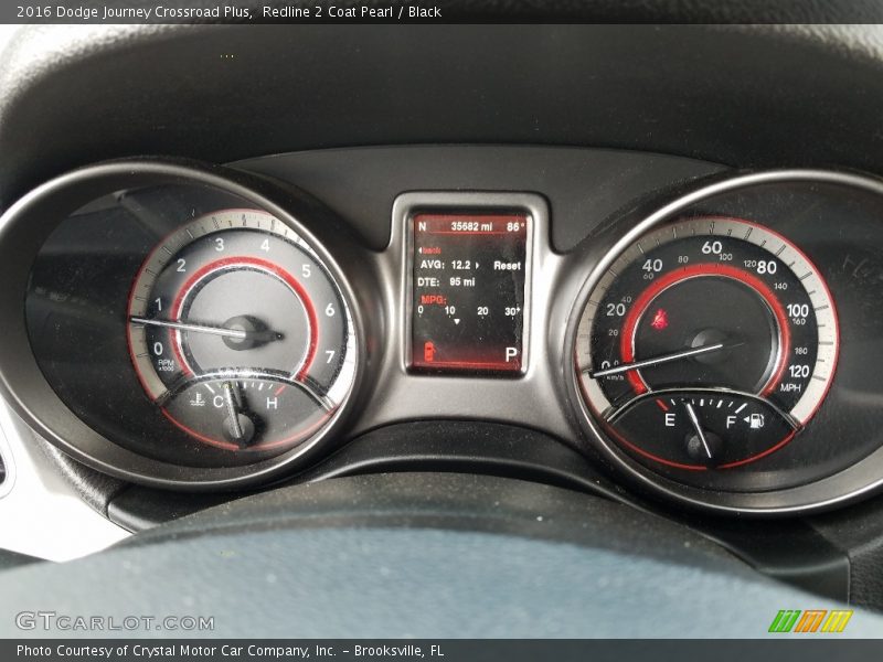 Redline 2 Coat Pearl / Black 2016 Dodge Journey Crossroad Plus