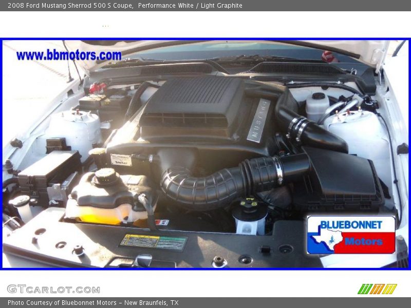 Performance White / Light Graphite 2008 Ford Mustang Sherrod 500 S Coupe