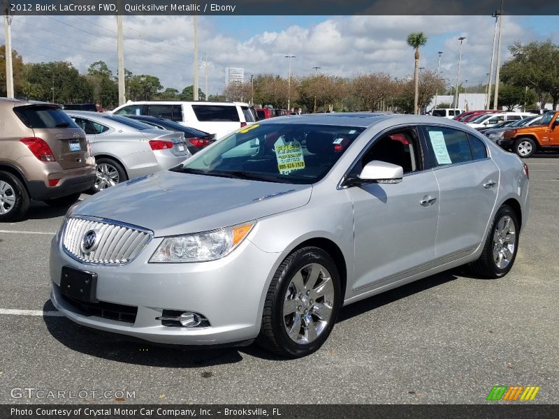 Quicksilver Metallic / Ebony 2012 Buick LaCrosse FWD