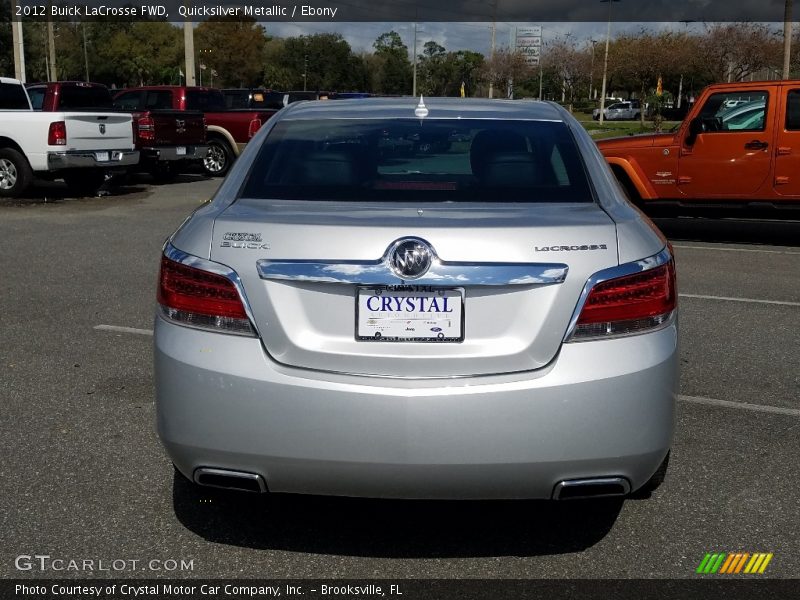 Quicksilver Metallic / Ebony 2012 Buick LaCrosse FWD