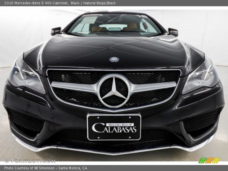 Black / Natural Beige/Black 2016 Mercedes-Benz E 400 Cabriolet