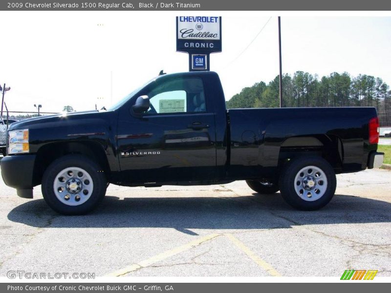 Black / Dark Titanium 2009 Chevrolet Silverado 1500 Regular Cab