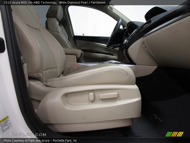 White Diamond Pearl / Parchment 2016 Acura MDX SH-AWD Technology