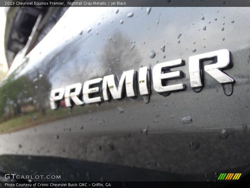 Nightfall Gray Metallic / Jet Black 2019 Chevrolet Equinox Premier
