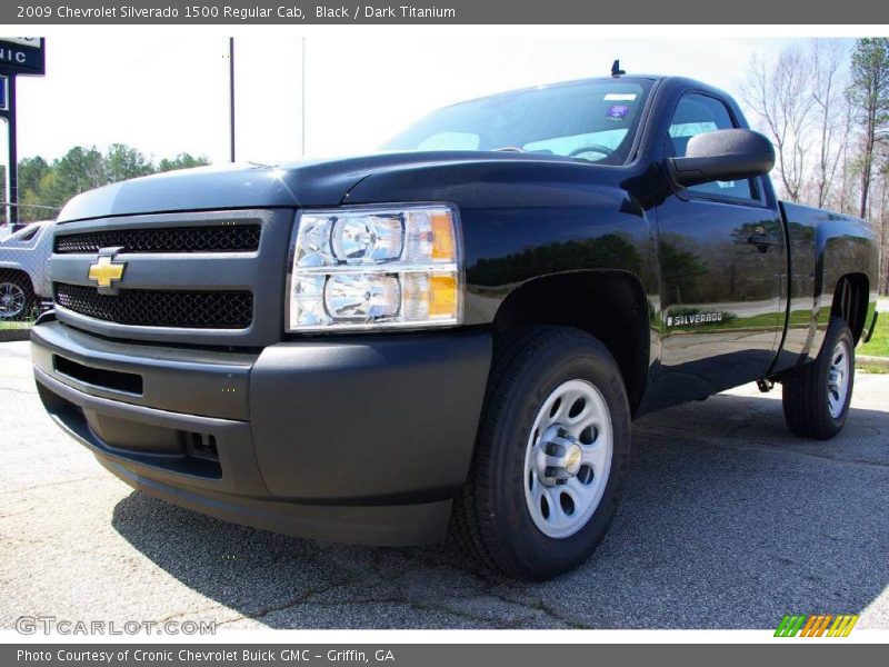 Black / Dark Titanium 2009 Chevrolet Silverado 1500 Regular Cab