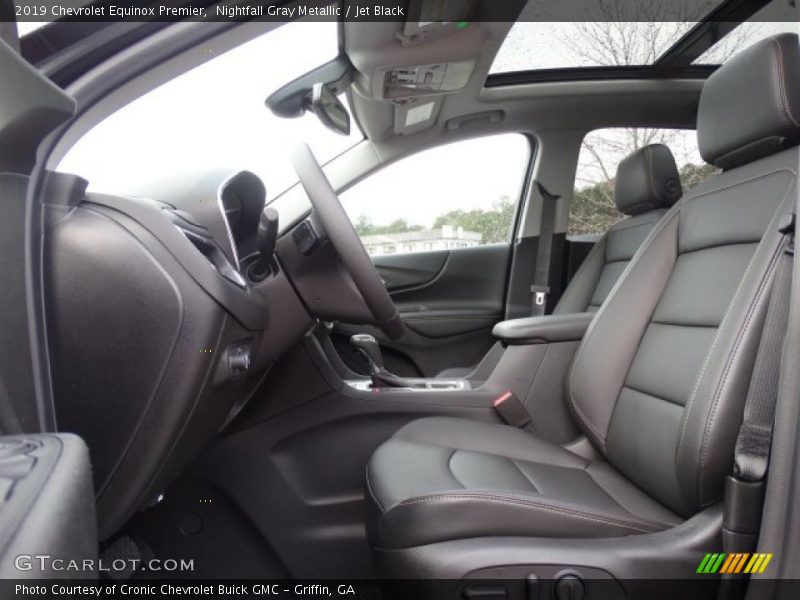 Front Seat of 2019 Equinox Premier
