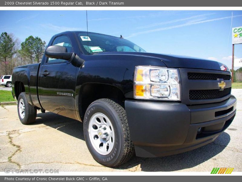 Black / Dark Titanium 2009 Chevrolet Silverado 1500 Regular Cab