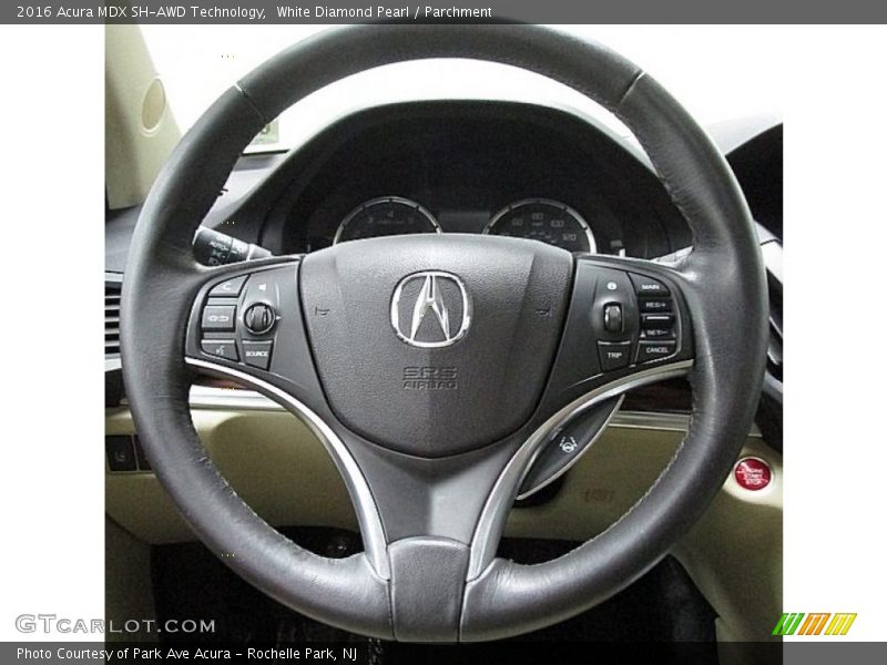 White Diamond Pearl / Parchment 2016 Acura MDX SH-AWD Technology