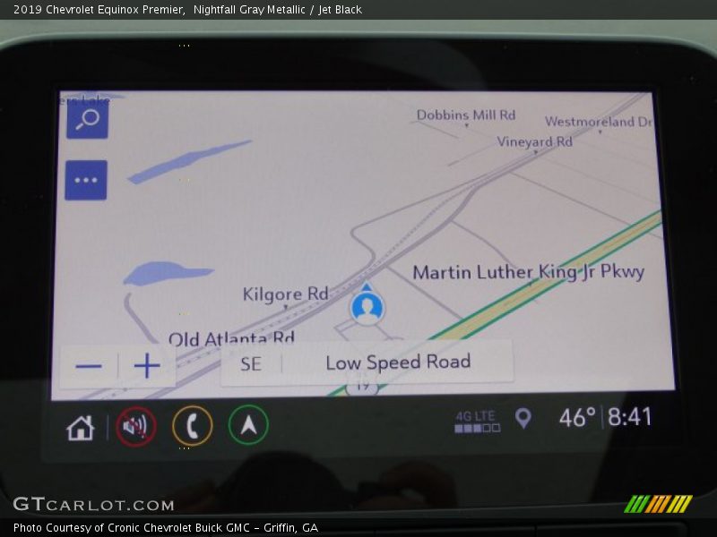 Navigation of 2019 Equinox Premier