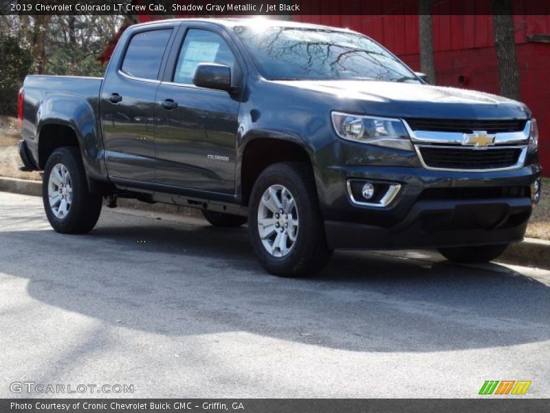Shadow Gray Metallic / Jet Black 2019 Chevrolet Colorado LT Crew Cab