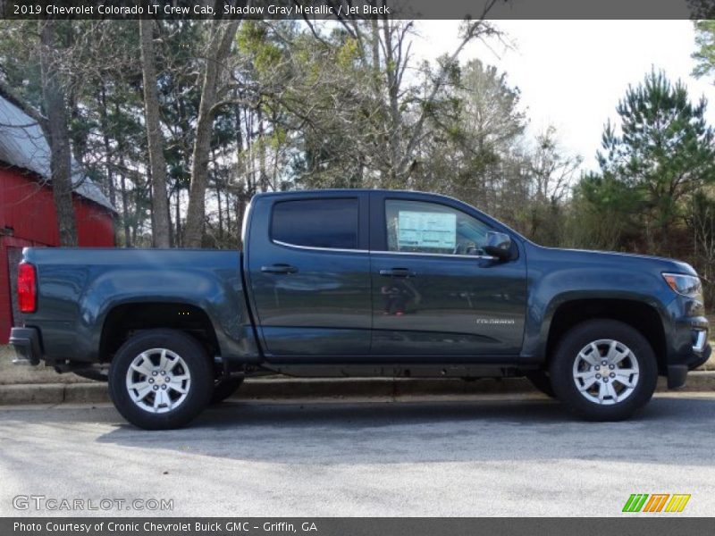 Shadow Gray Metallic / Jet Black 2019 Chevrolet Colorado LT Crew Cab