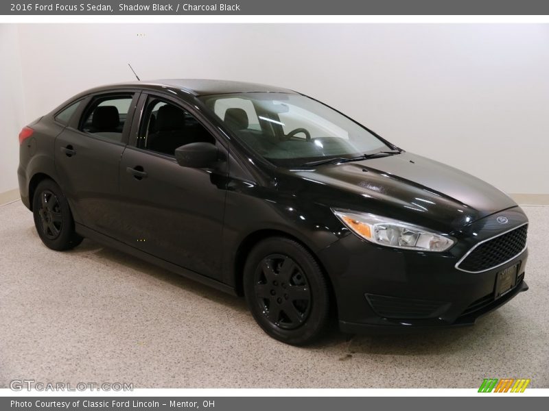 Shadow Black / Charcoal Black 2016 Ford Focus S Sedan