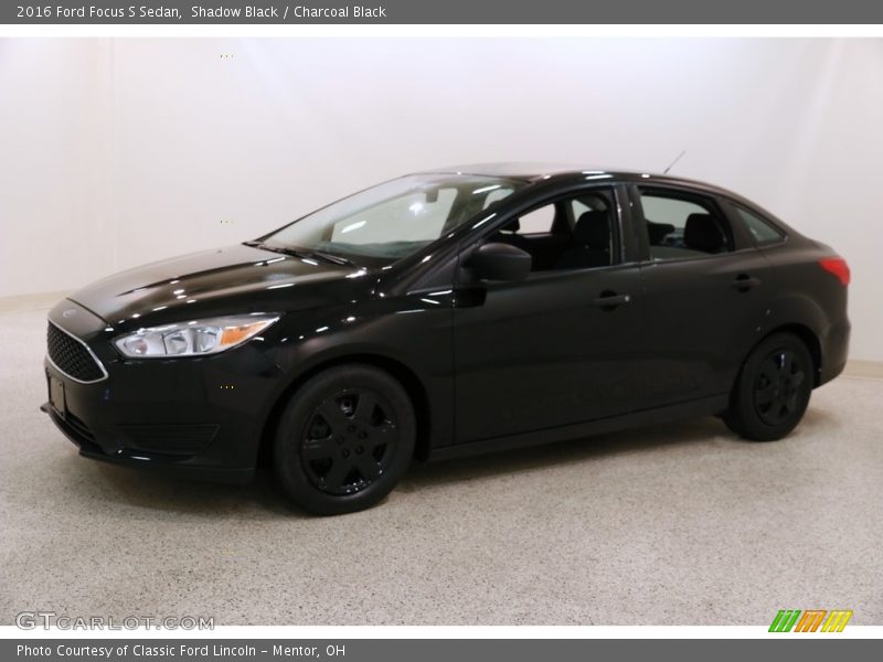 Shadow Black / Charcoal Black 2016 Ford Focus S Sedan