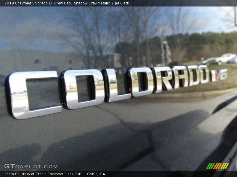 Shadow Gray Metallic / Jet Black 2019 Chevrolet Colorado LT Crew Cab