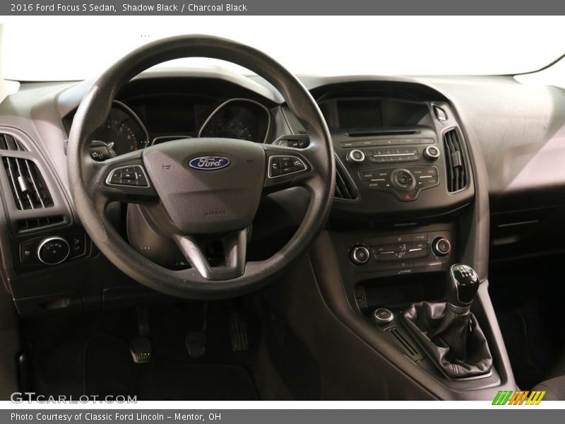 Shadow Black / Charcoal Black 2016 Ford Focus S Sedan
