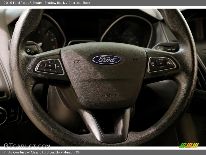 Shadow Black / Charcoal Black 2016 Ford Focus S Sedan