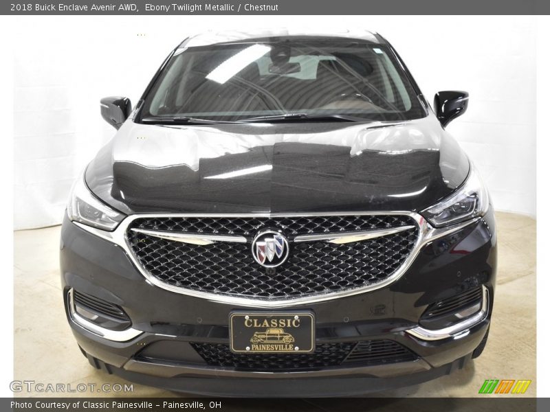 Ebony Twilight Metallic / Chestnut 2018 Buick Enclave Avenir AWD