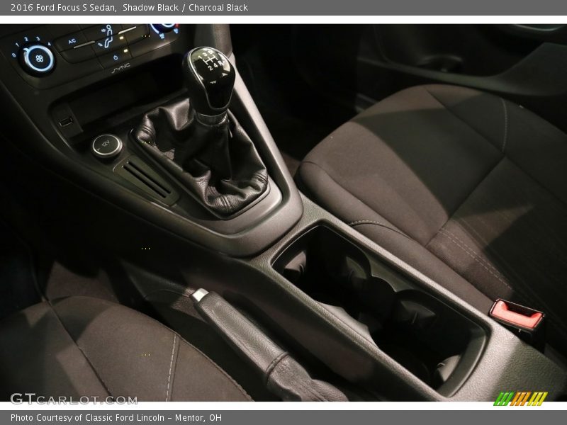 Shadow Black / Charcoal Black 2016 Ford Focus S Sedan