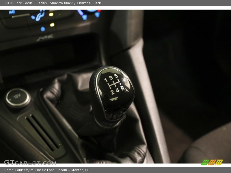 Shadow Black / Charcoal Black 2016 Ford Focus S Sedan