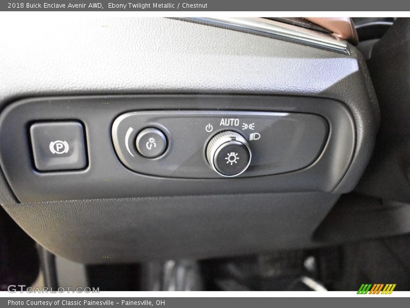 Ebony Twilight Metallic / Chestnut 2018 Buick Enclave Avenir AWD