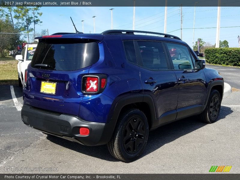 Jetset Blue / Black 2017 Jeep Renegade Latitude