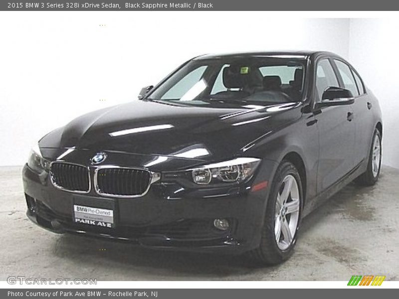 Black Sapphire Metallic / Black 2015 BMW 3 Series 328i xDrive Sedan