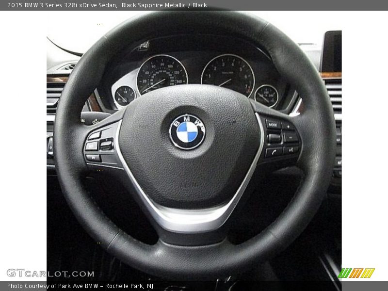 Black Sapphire Metallic / Black 2015 BMW 3 Series 328i xDrive Sedan