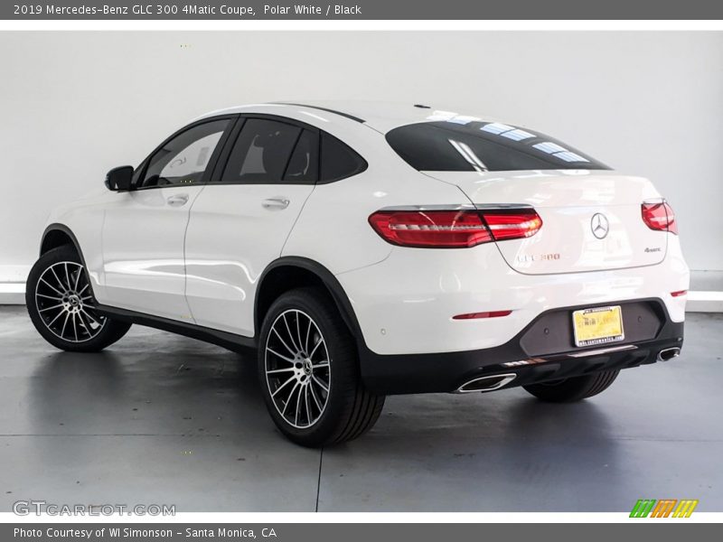 Polar White / Black 2019 Mercedes-Benz GLC 300 4Matic Coupe