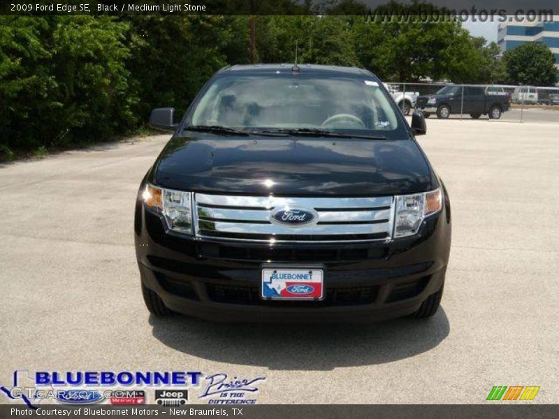 Black / Medium Light Stone 2009 Ford Edge SE