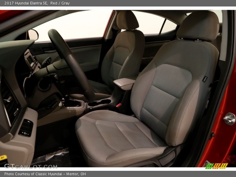 Red / Gray 2017 Hyundai Elantra SE