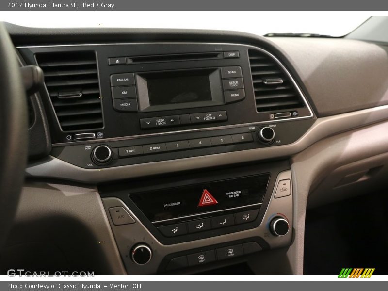 Red / Gray 2017 Hyundai Elantra SE