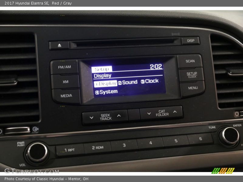 Red / Gray 2017 Hyundai Elantra SE