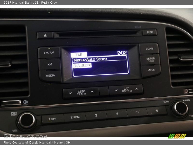 Red / Gray 2017 Hyundai Elantra SE
