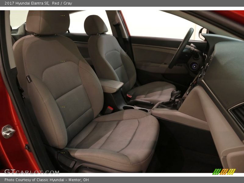 Red / Gray 2017 Hyundai Elantra SE