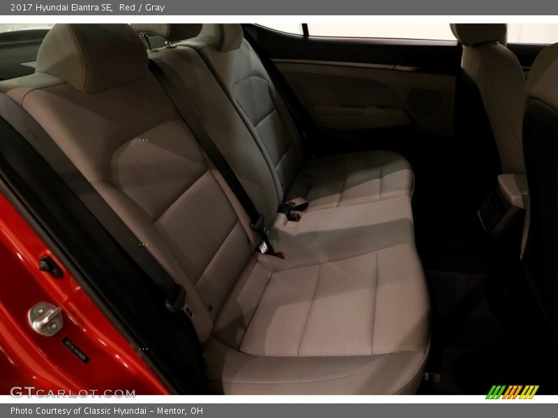 Red / Gray 2017 Hyundai Elantra SE
