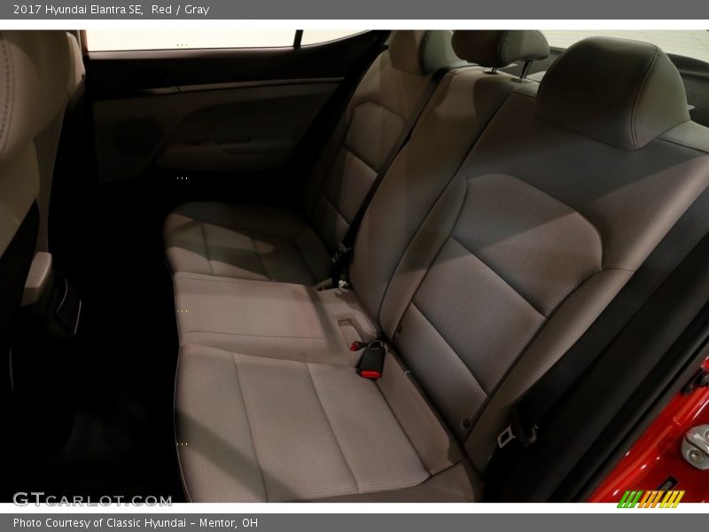 Red / Gray 2017 Hyundai Elantra SE