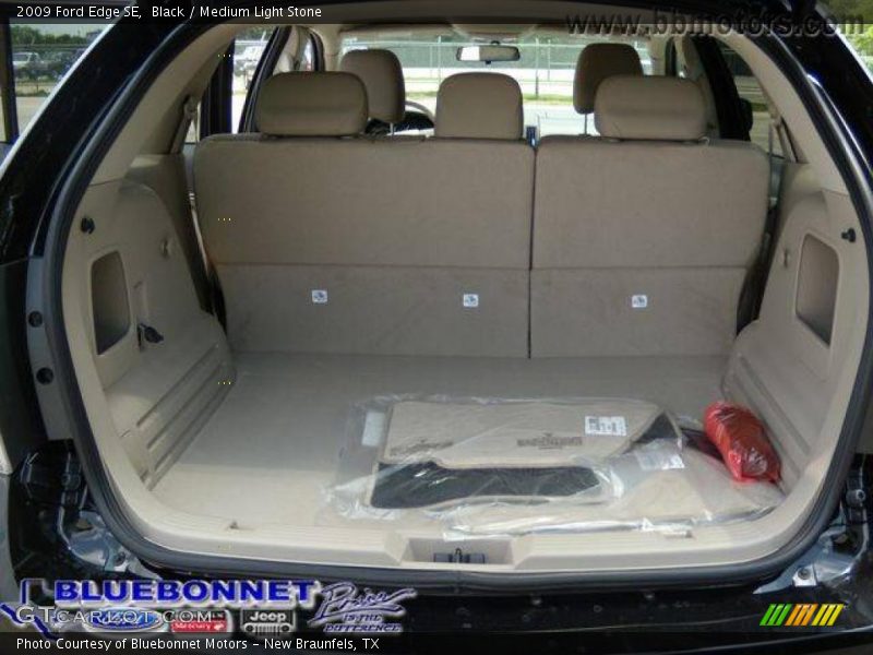 Black / Medium Light Stone 2009 Ford Edge SE