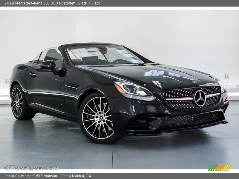 Black / Black 2019 Mercedes-Benz SLC 300 Roadster