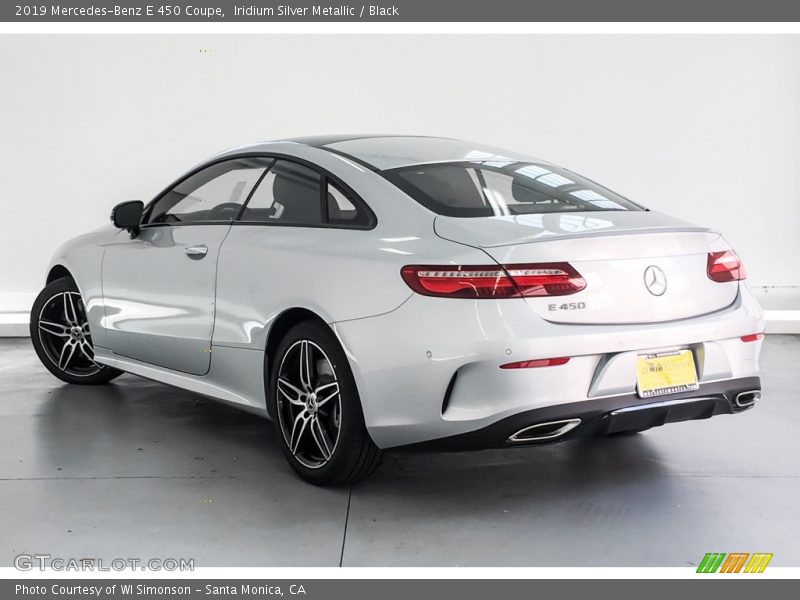 Iridium Silver Metallic / Black 2019 Mercedes-Benz E 450 Coupe