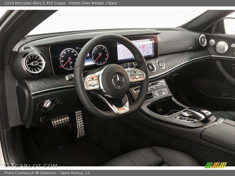 Iridium Silver Metallic / Black 2019 Mercedes-Benz E 450 Coupe