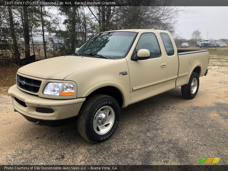 Black / Medium Graphite 1997 Ford F150 XLT Extended Cab 4x4