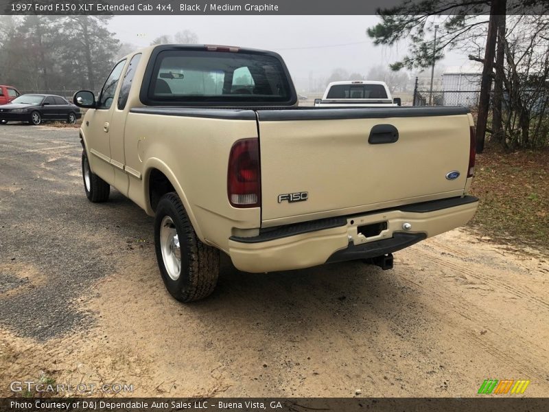 Black / Medium Graphite 1997 Ford F150 XLT Extended Cab 4x4
